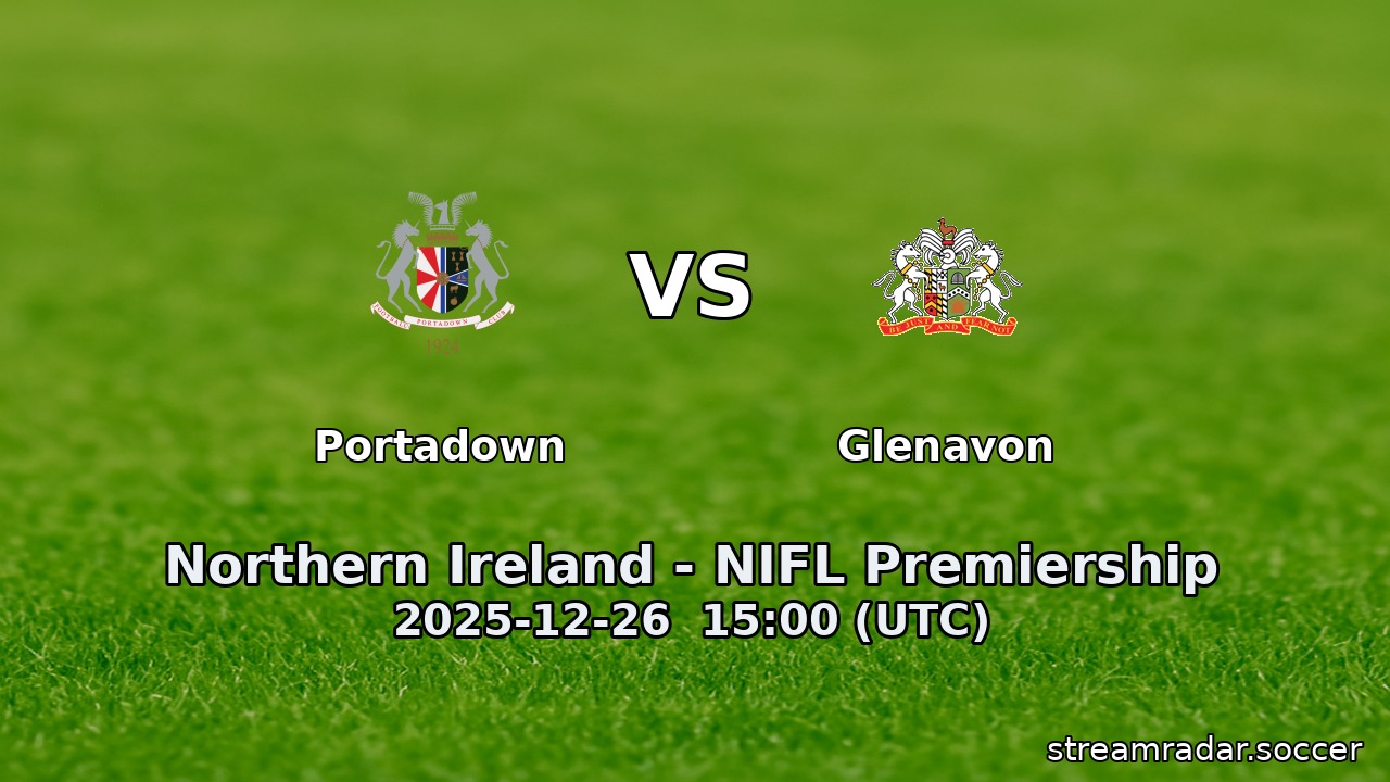 Portadown vs Glenavon