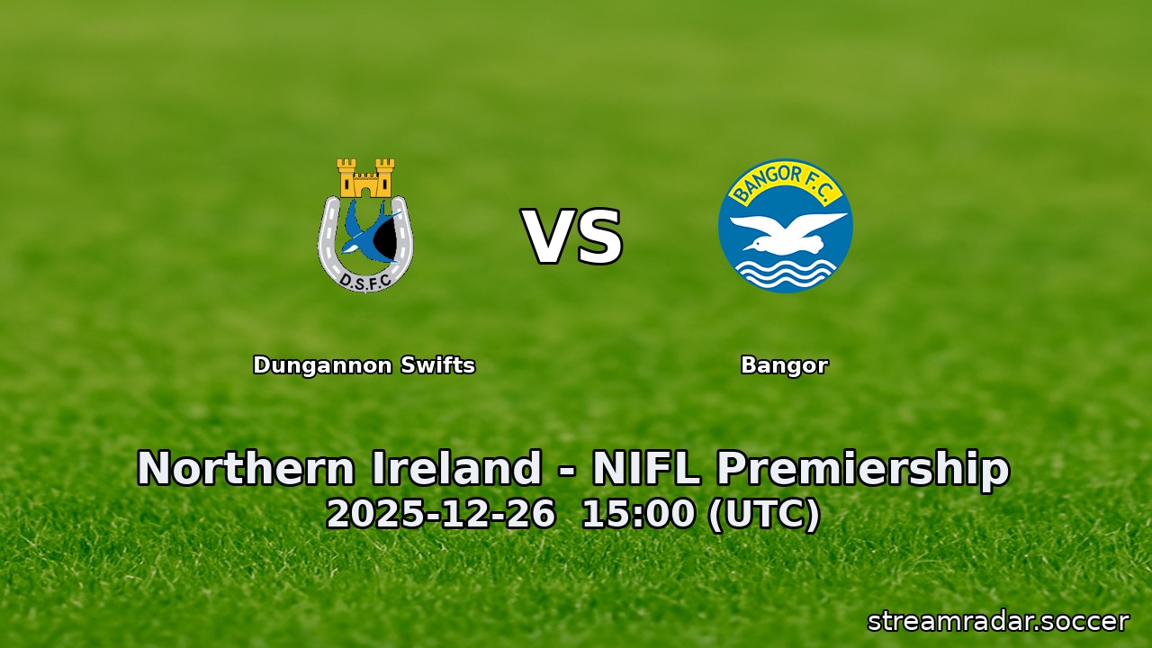 Dungannon Swifts vs Bangor