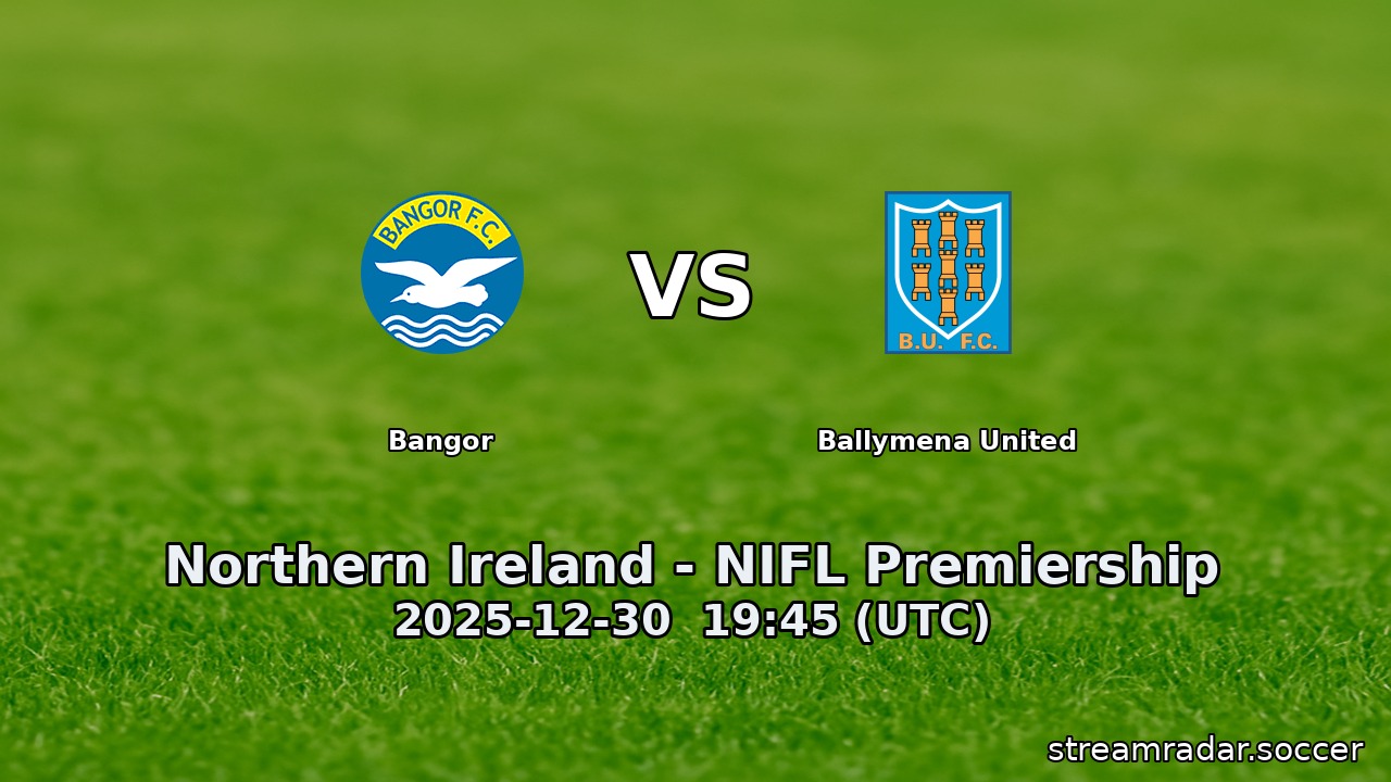Bangor vs Ballymena United