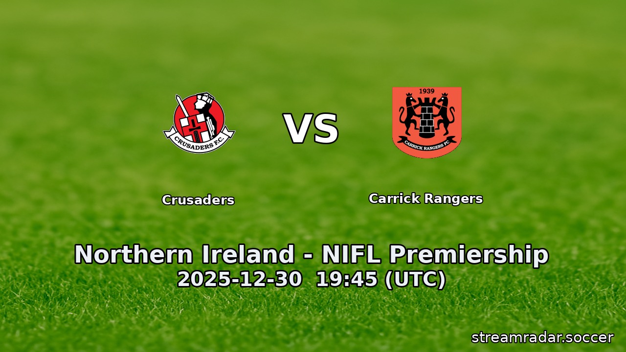 Crusaders vs Carrick Rangers