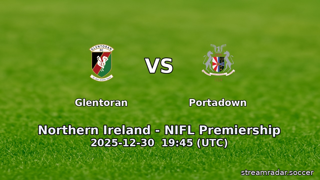 Glentoran vs Portadown