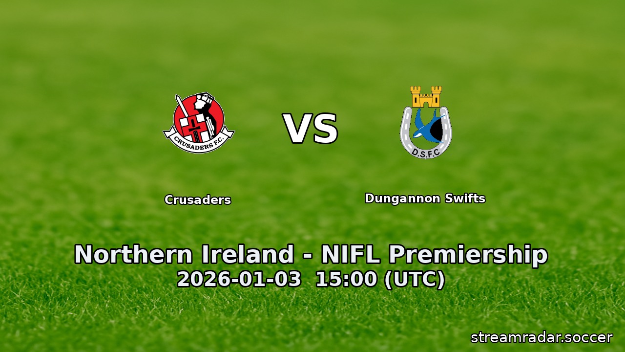 Crusaders vs Dungannon Swifts