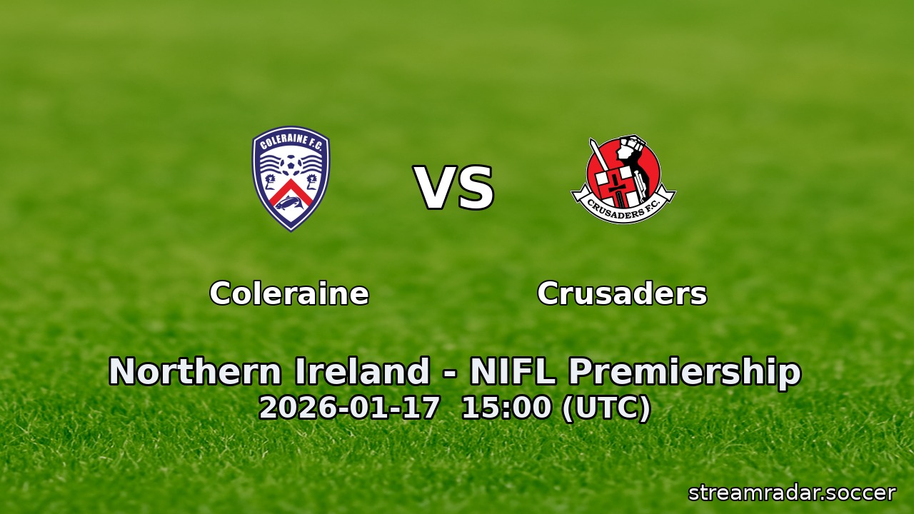Coleraine vs Crusaders