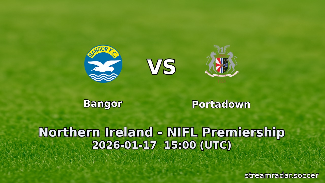 Bangor vs Portadown