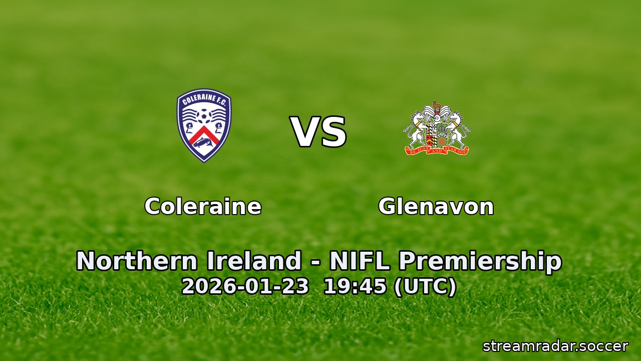 Coleraine vs Glenavon