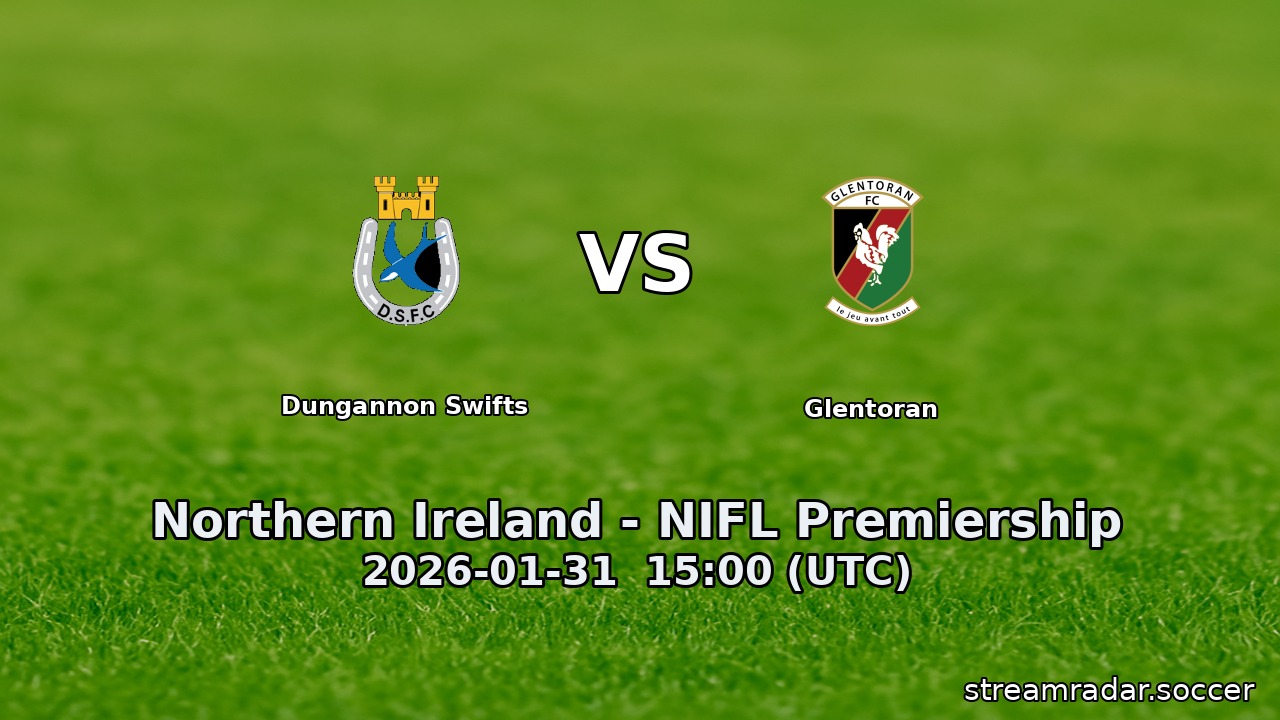 Dungannon Swifts vs Glentoran