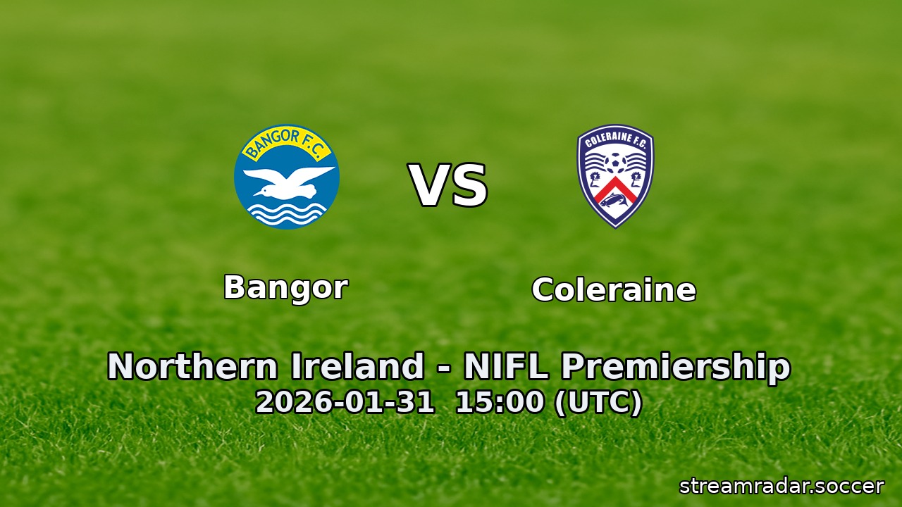 Bangor vs Coleraine