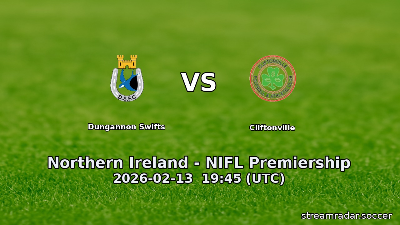 Dungannon Swifts vs Cliftonville
