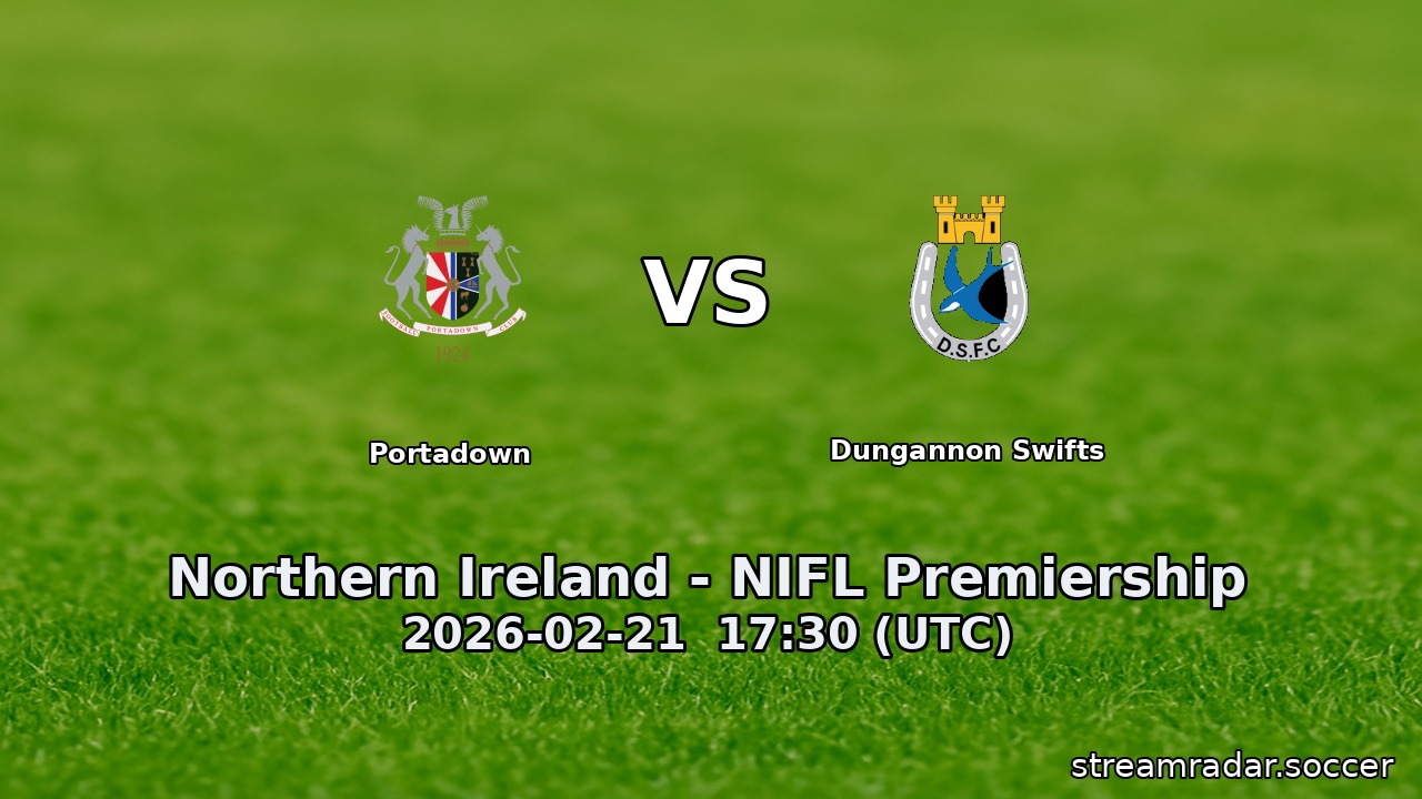 Portadown vs Dungannon Swifts