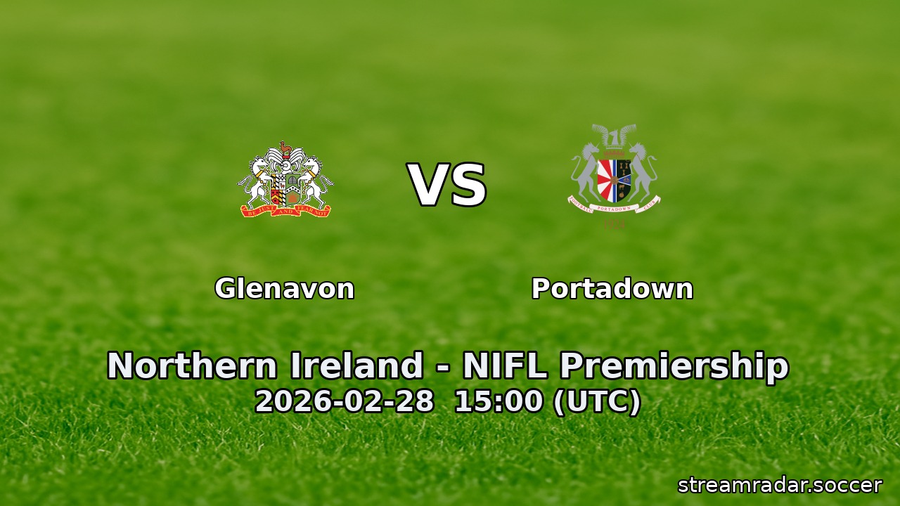 Glenavon vs Portadown