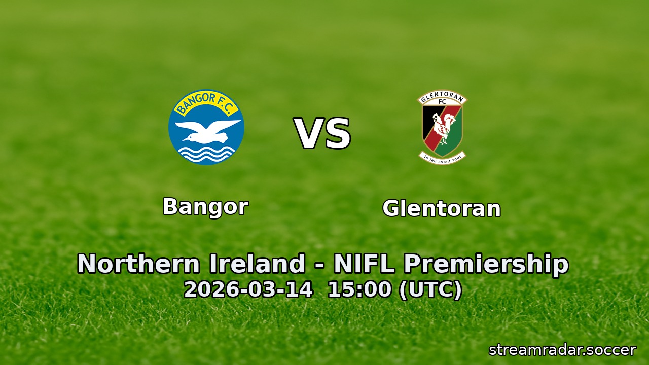 Bangor vs Glentoran