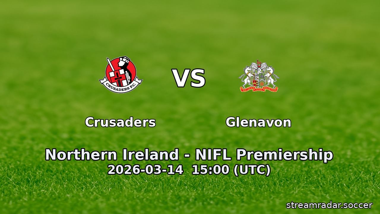 Crusaders vs Glenavon