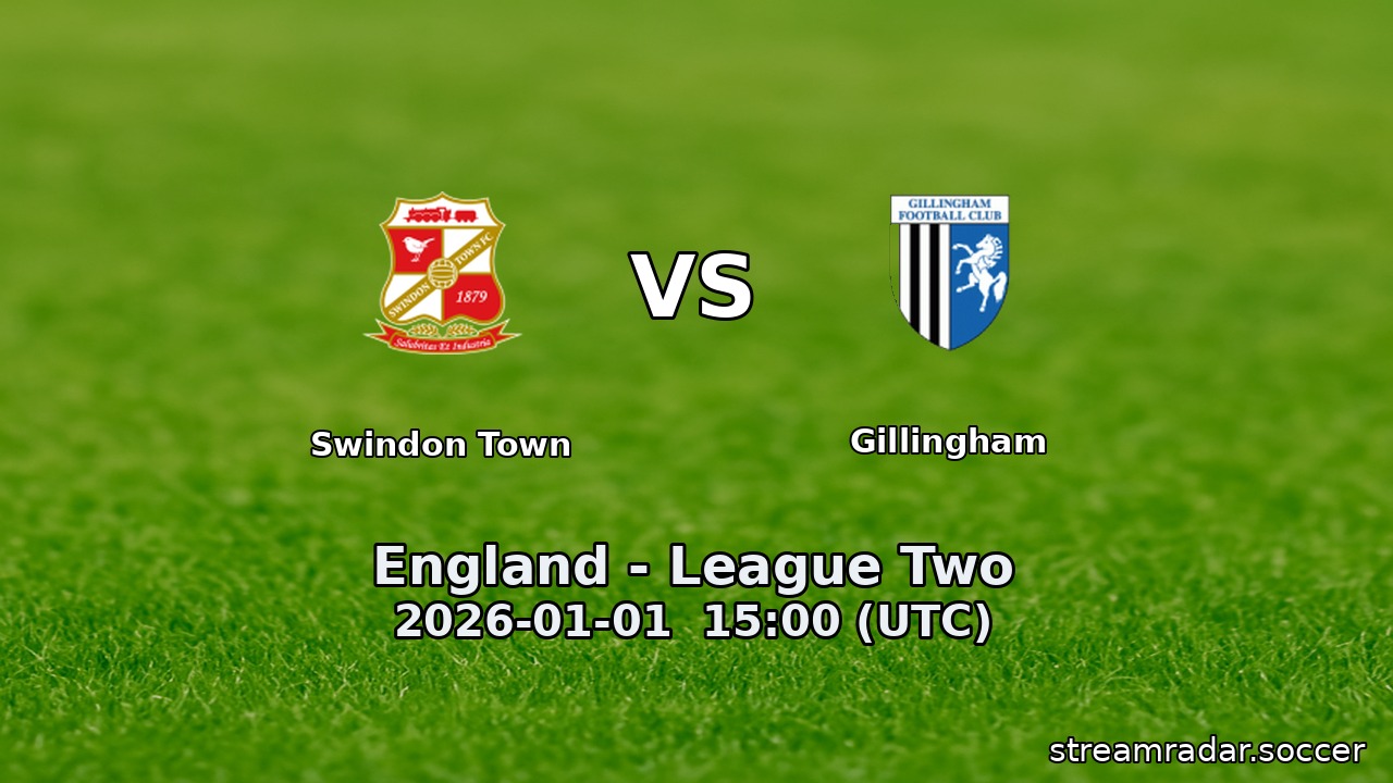 Swindon Town vs Gillingham