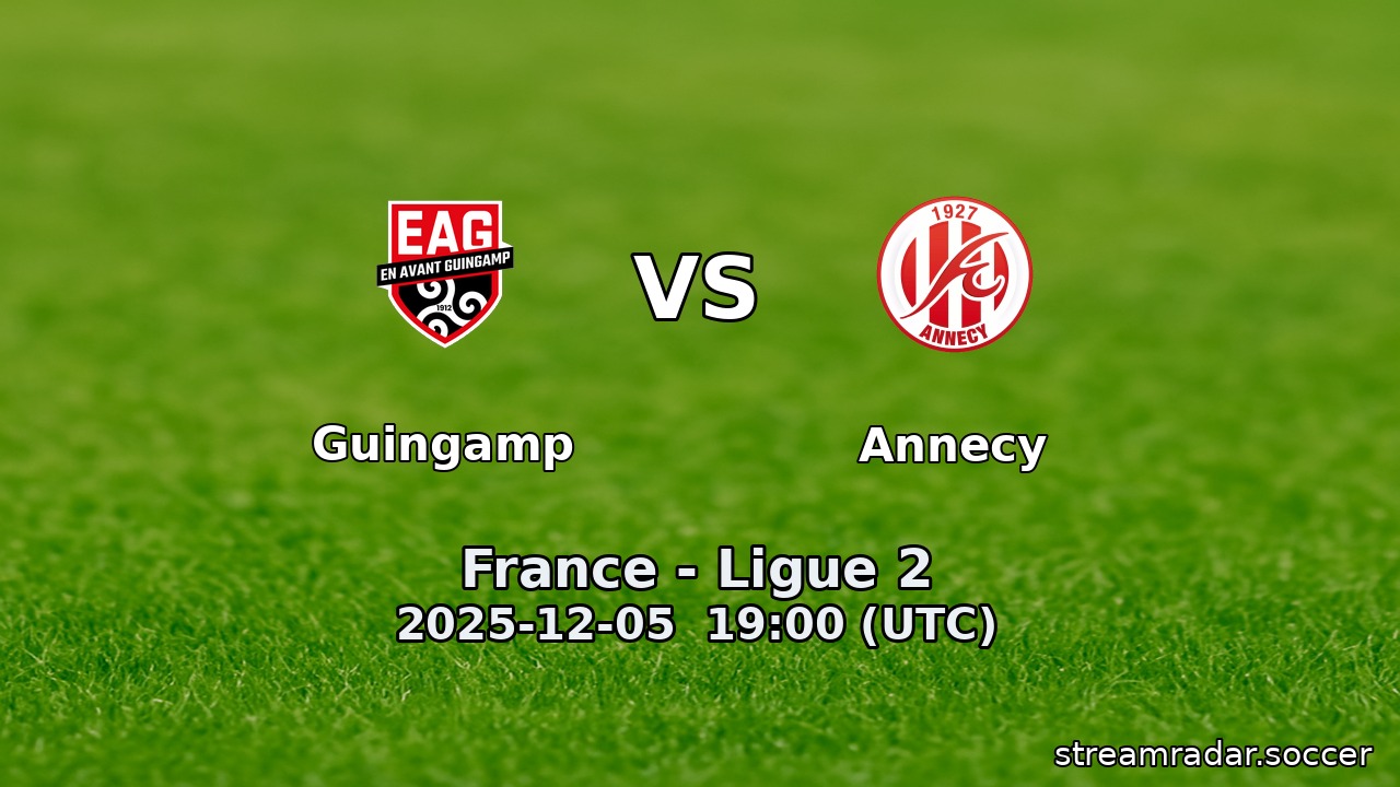 Guingamp vs Annecy