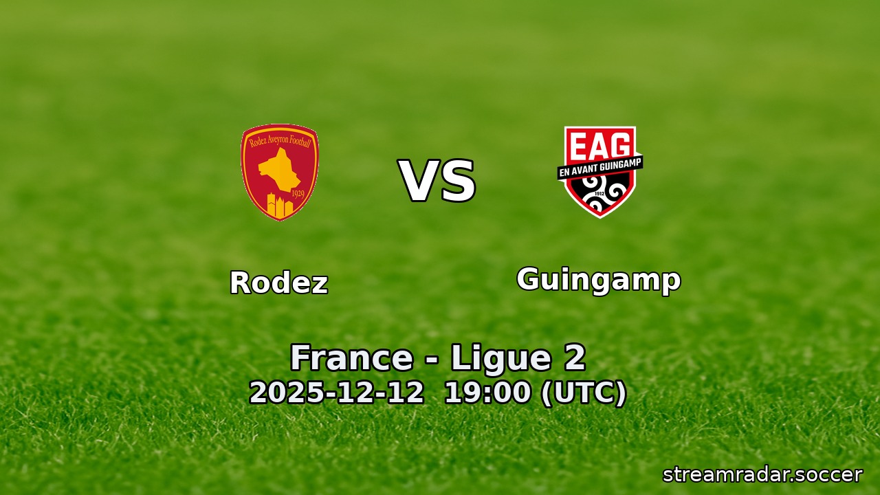 Rodez vs Guingamp