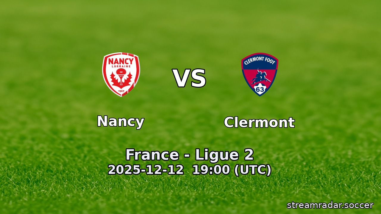Nancy vs Clermont