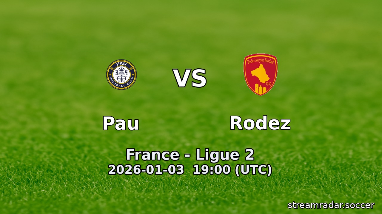 Pau vs Rodez