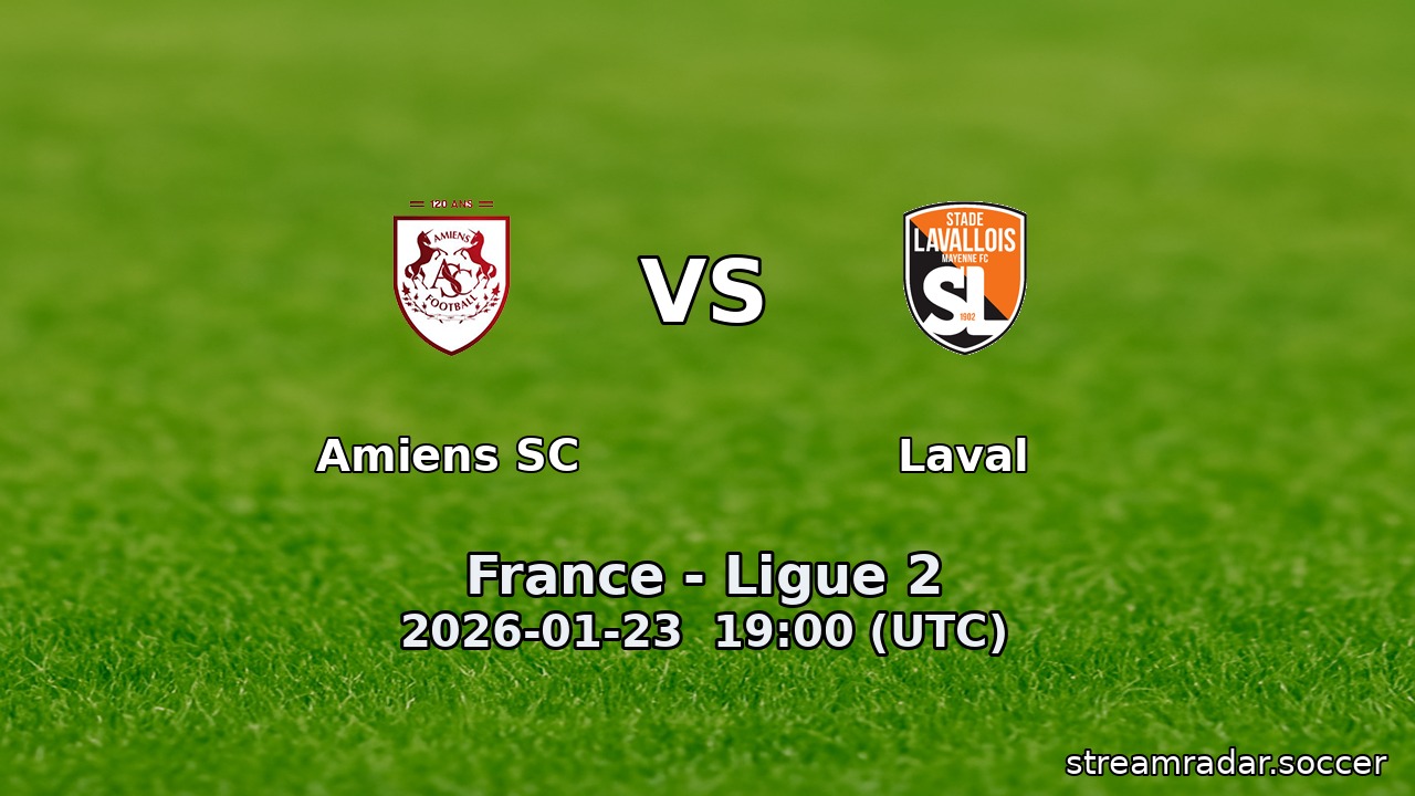 Amiens SC vs Laval
