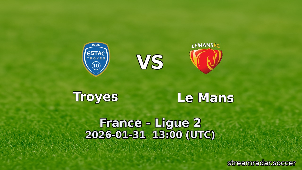 Troyes vs Le Mans