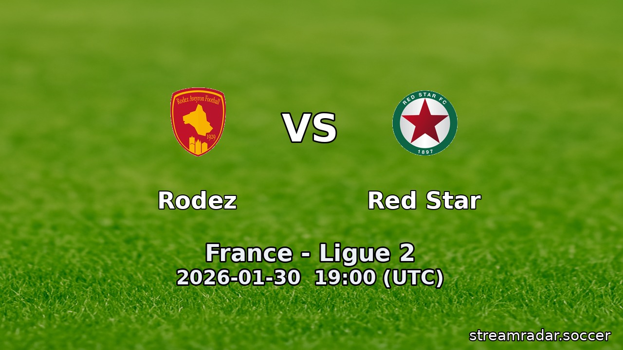 Rodez vs Red Star