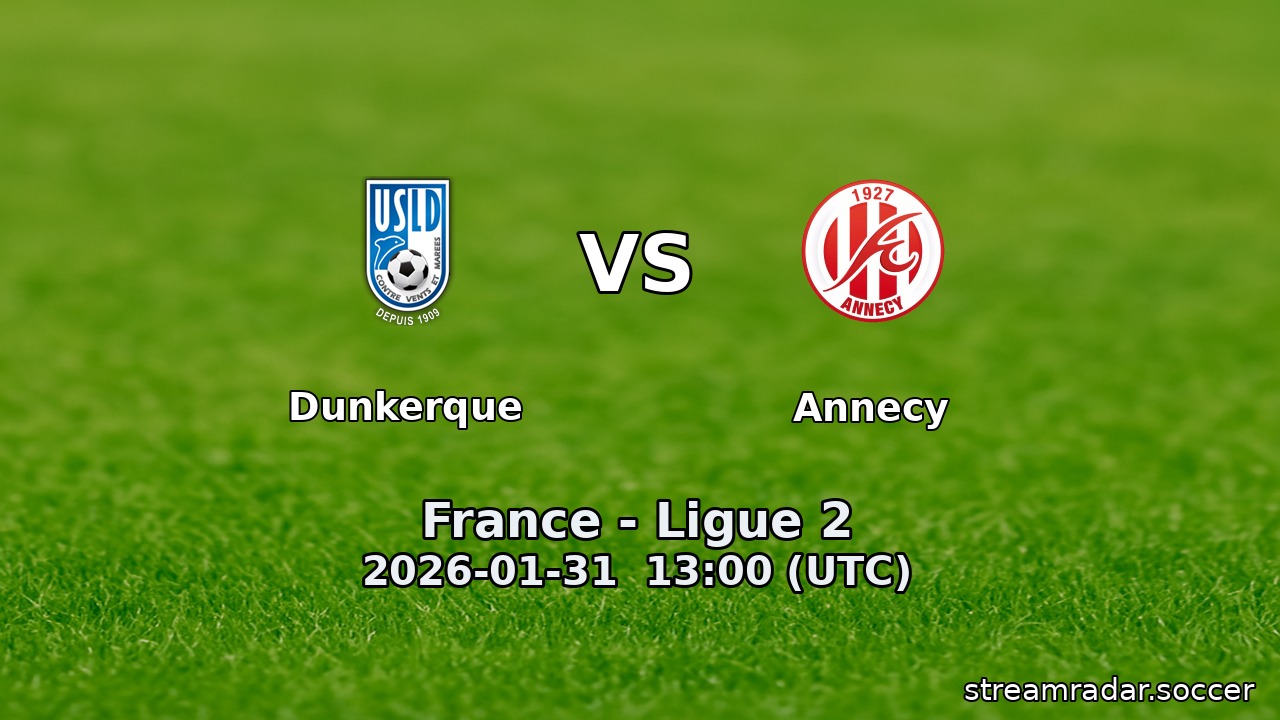 Dunkerque vs Annecy