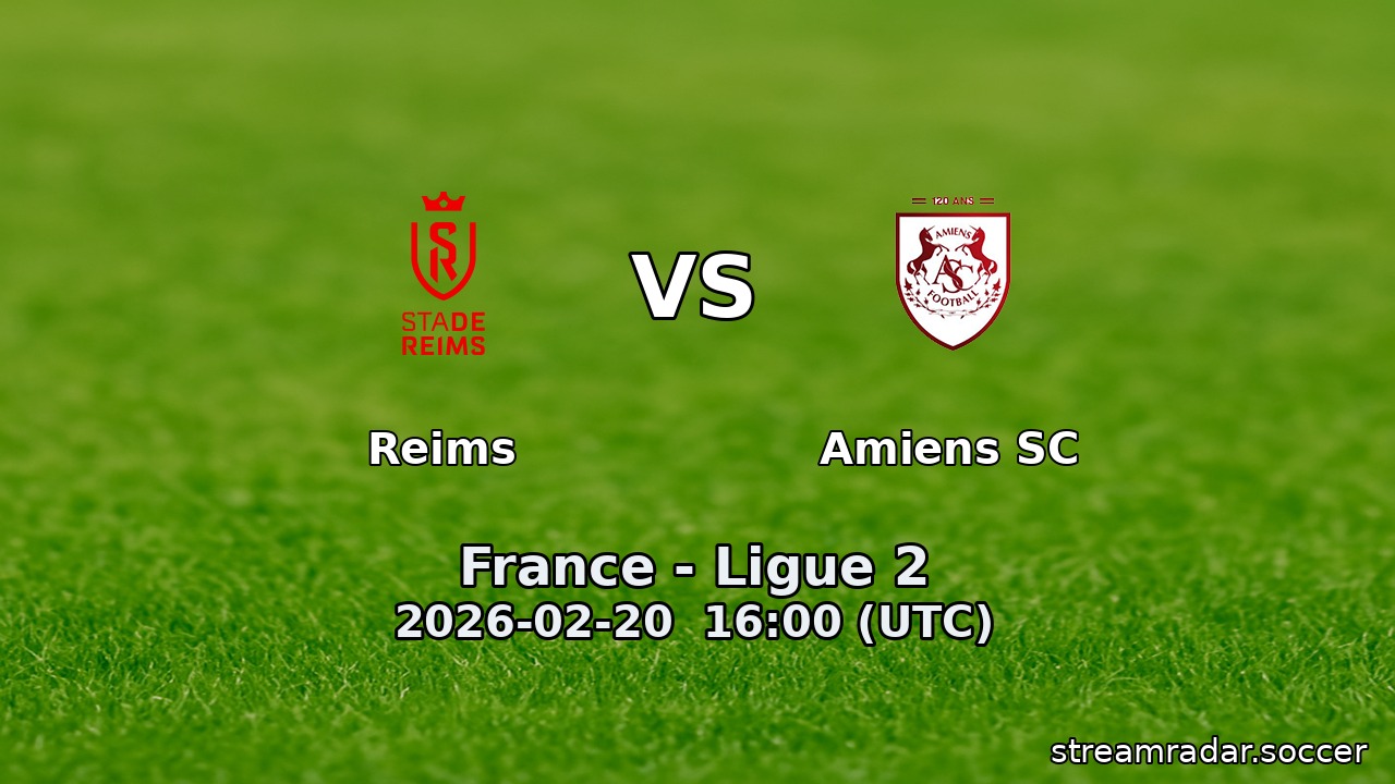 Reims vs Amiens SC