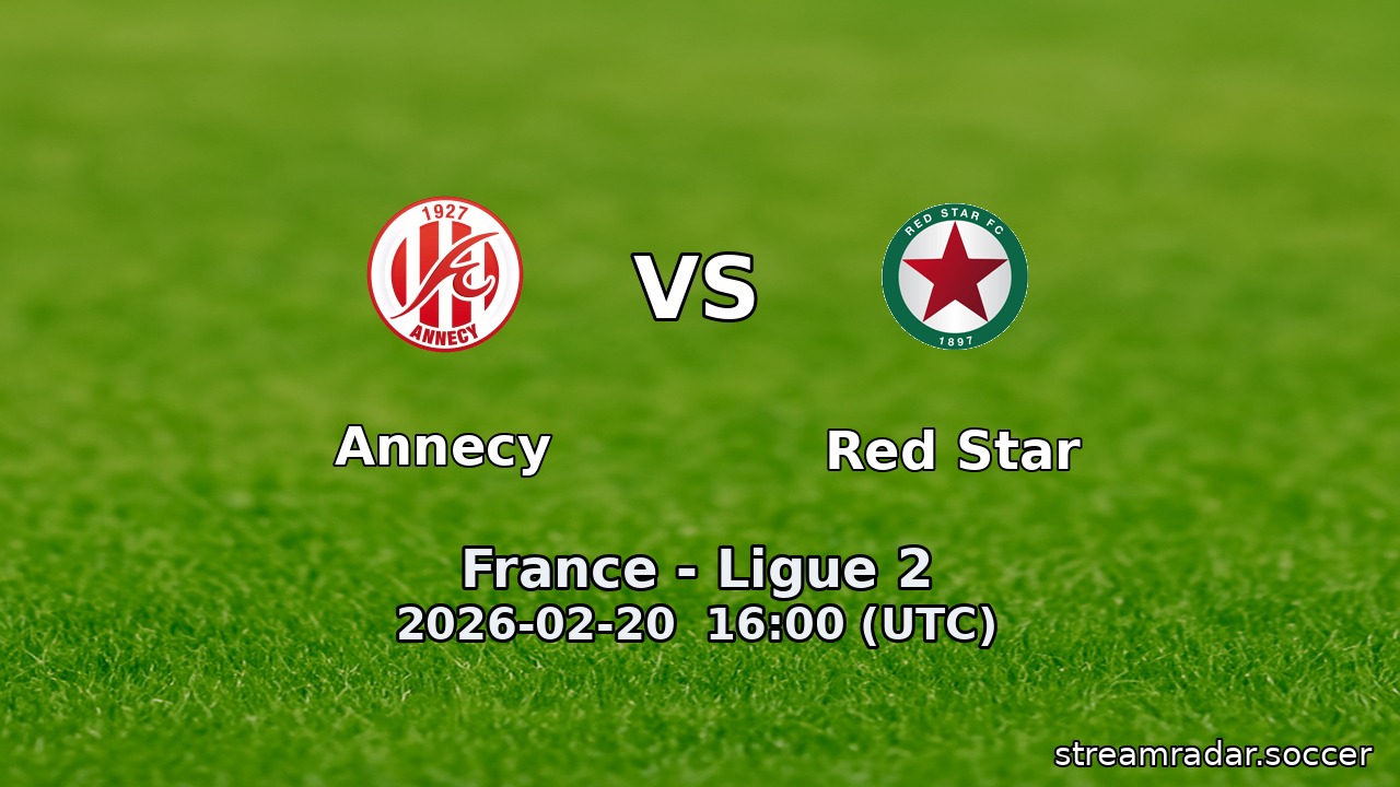 Annecy vs Red Star
