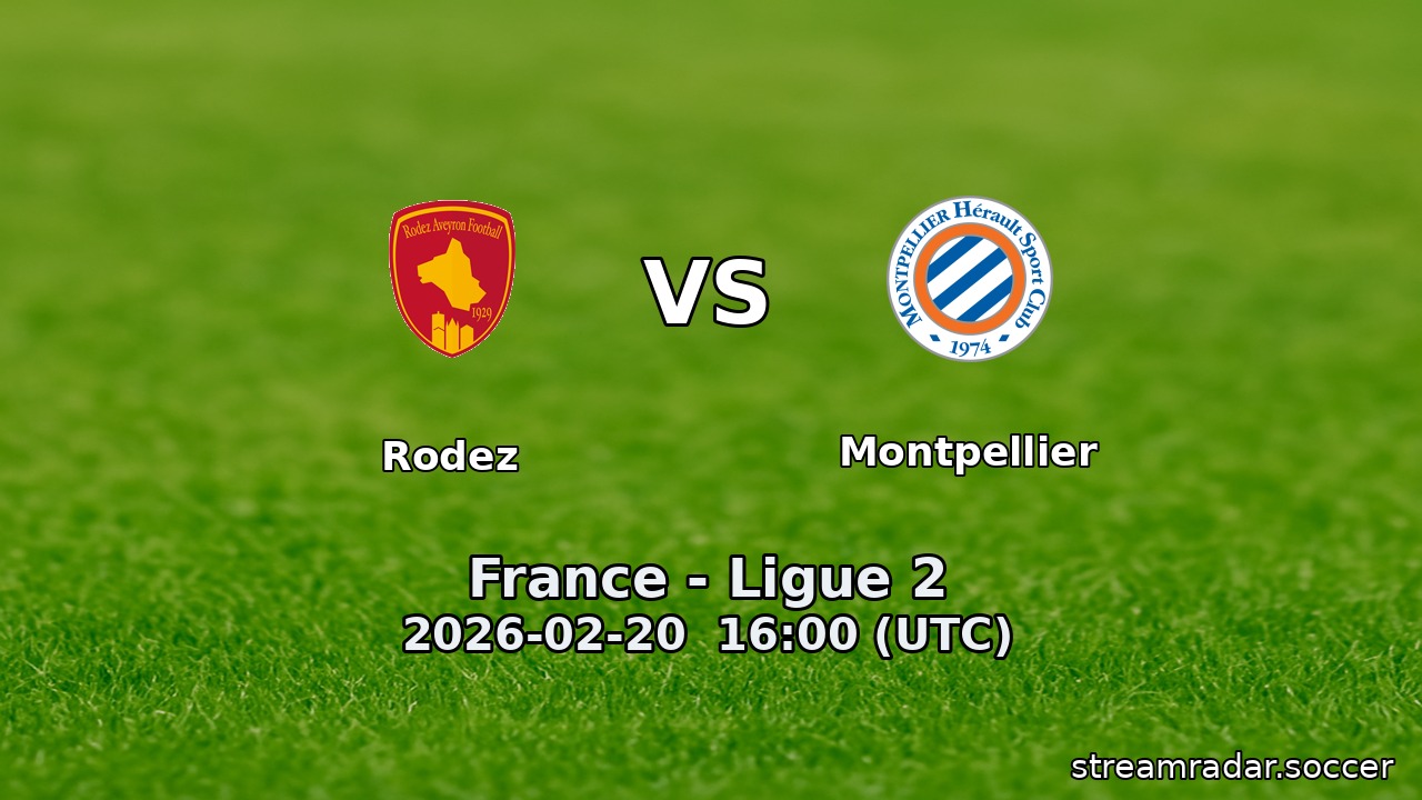 Rodez vs Montpellier