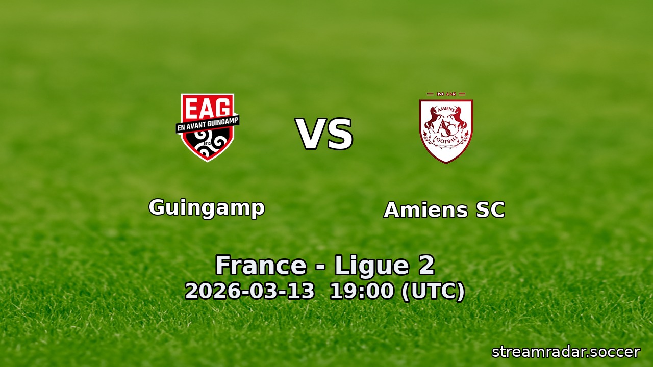 Guingamp vs Amiens SC