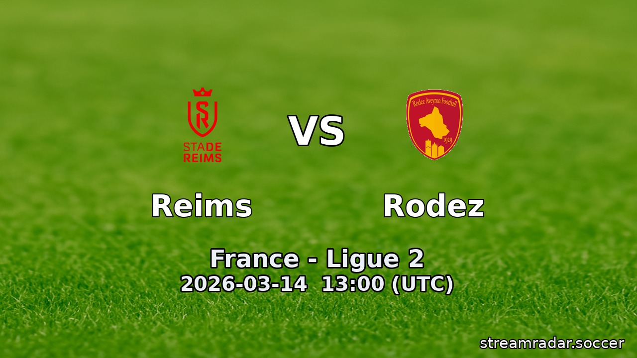 Reims vs Rodez