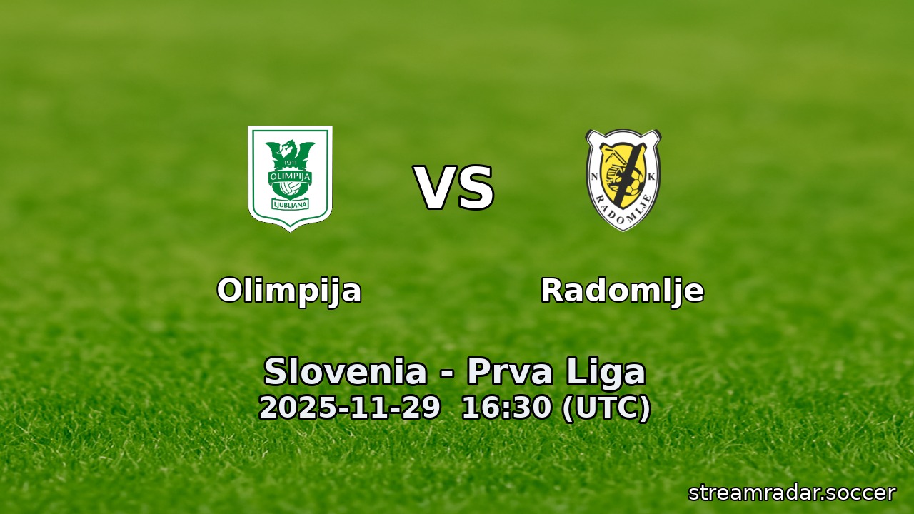 Olimpija vs Radomlje