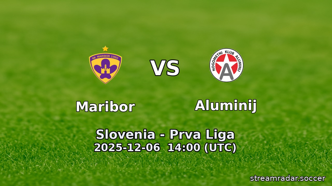 Maribor vs Aluminij