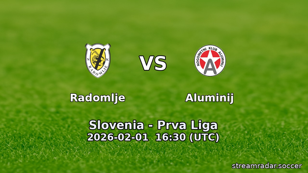 Radomlje vs Aluminij