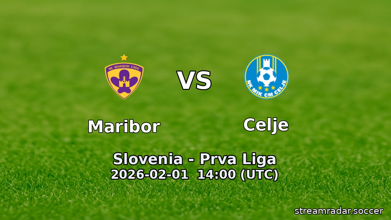 Maribor vs Celje