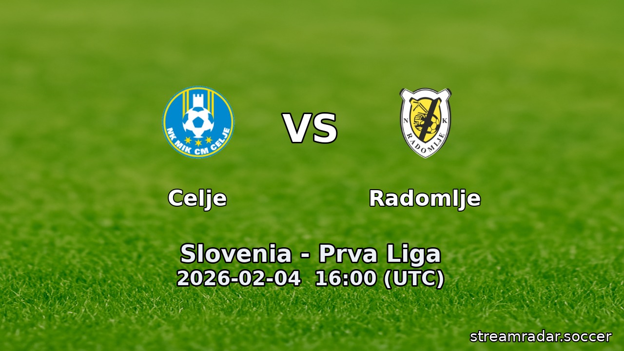 Celje vs Radomlje