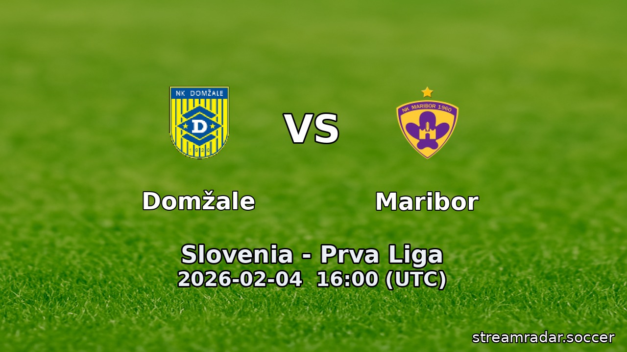 Domžale vs Maribor