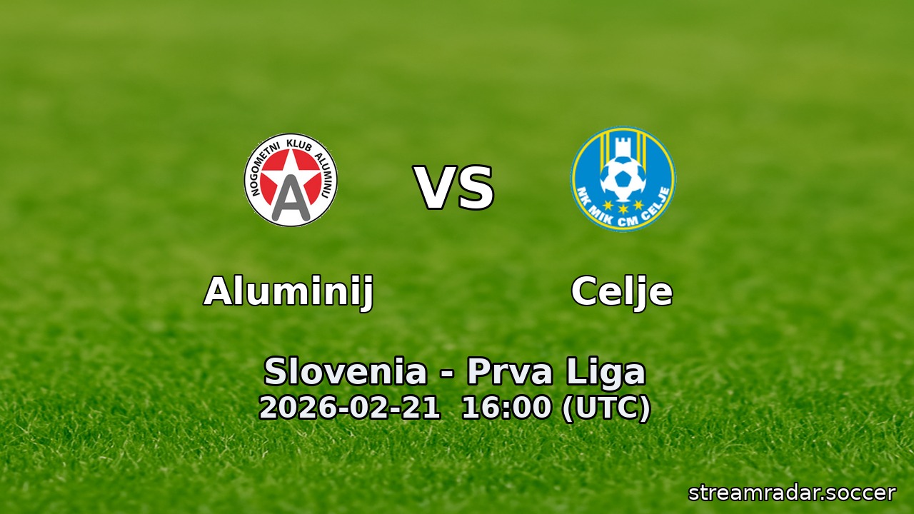 Aluminij vs Celje