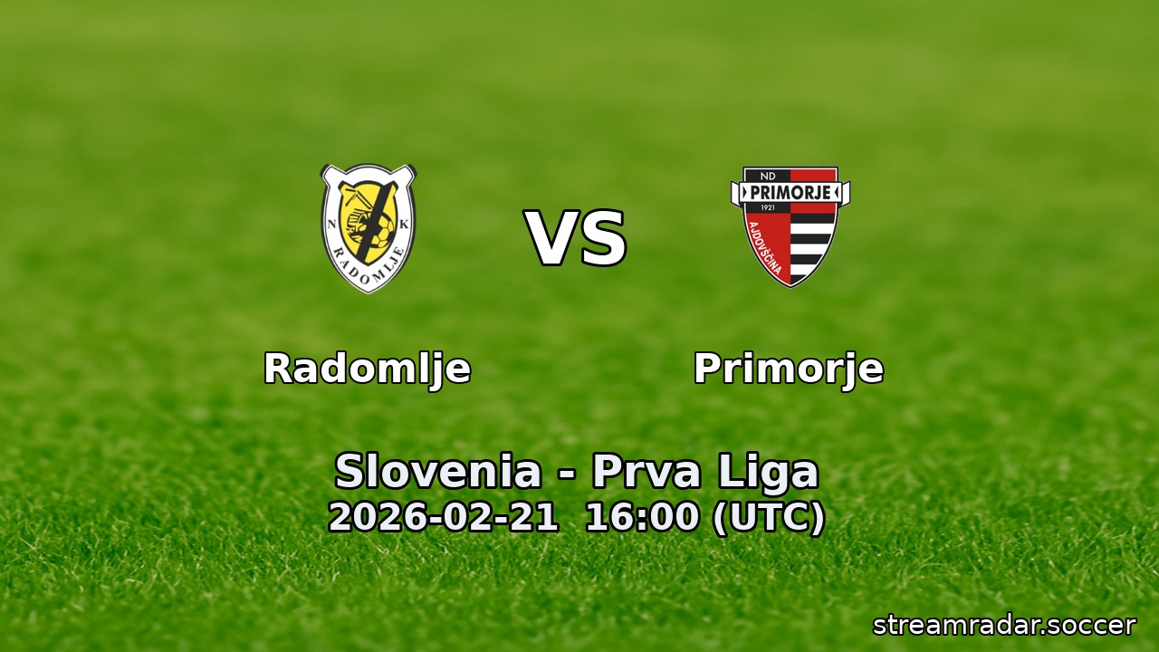 Radomlje vs Primorje
