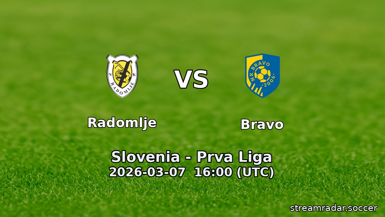 Radomlje vs Bravo