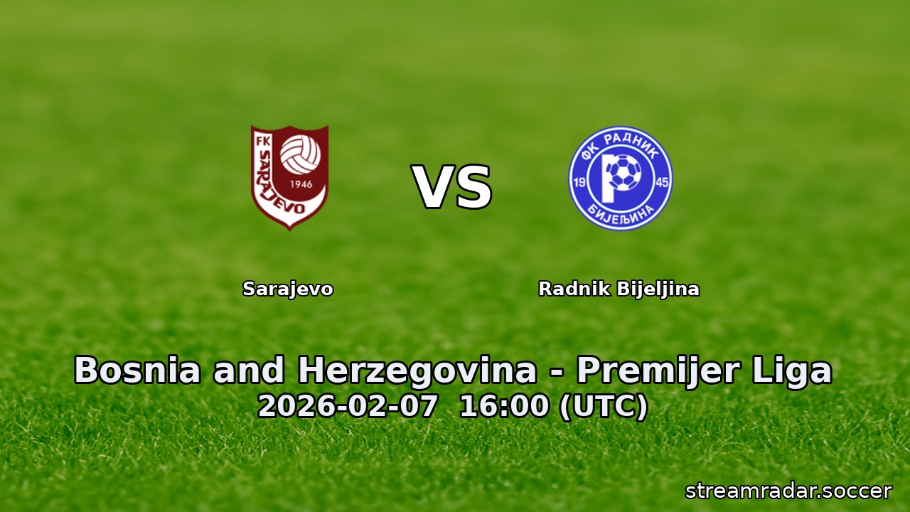 Sarajevo vs Radnik Bijeljina