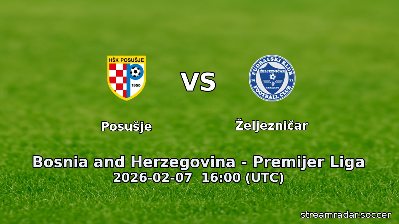 Posušje vs Željezničar