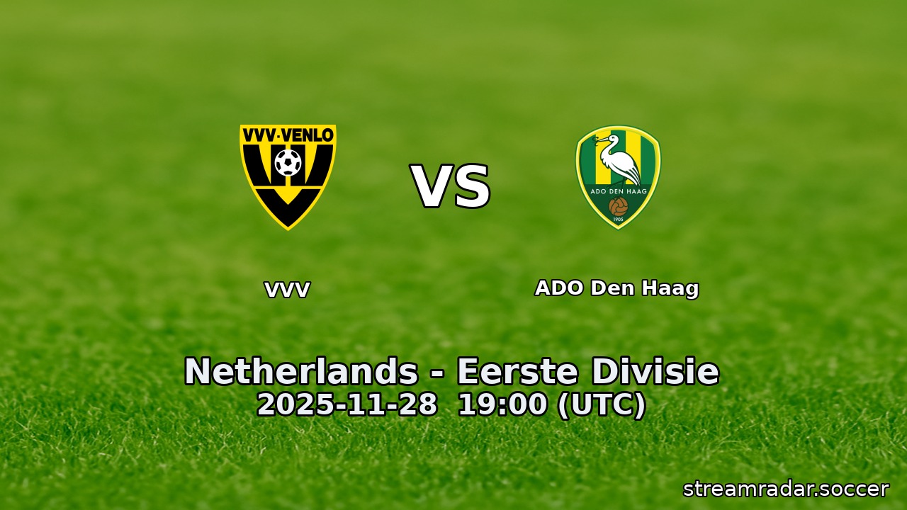 VVV vs ADO Den Haag