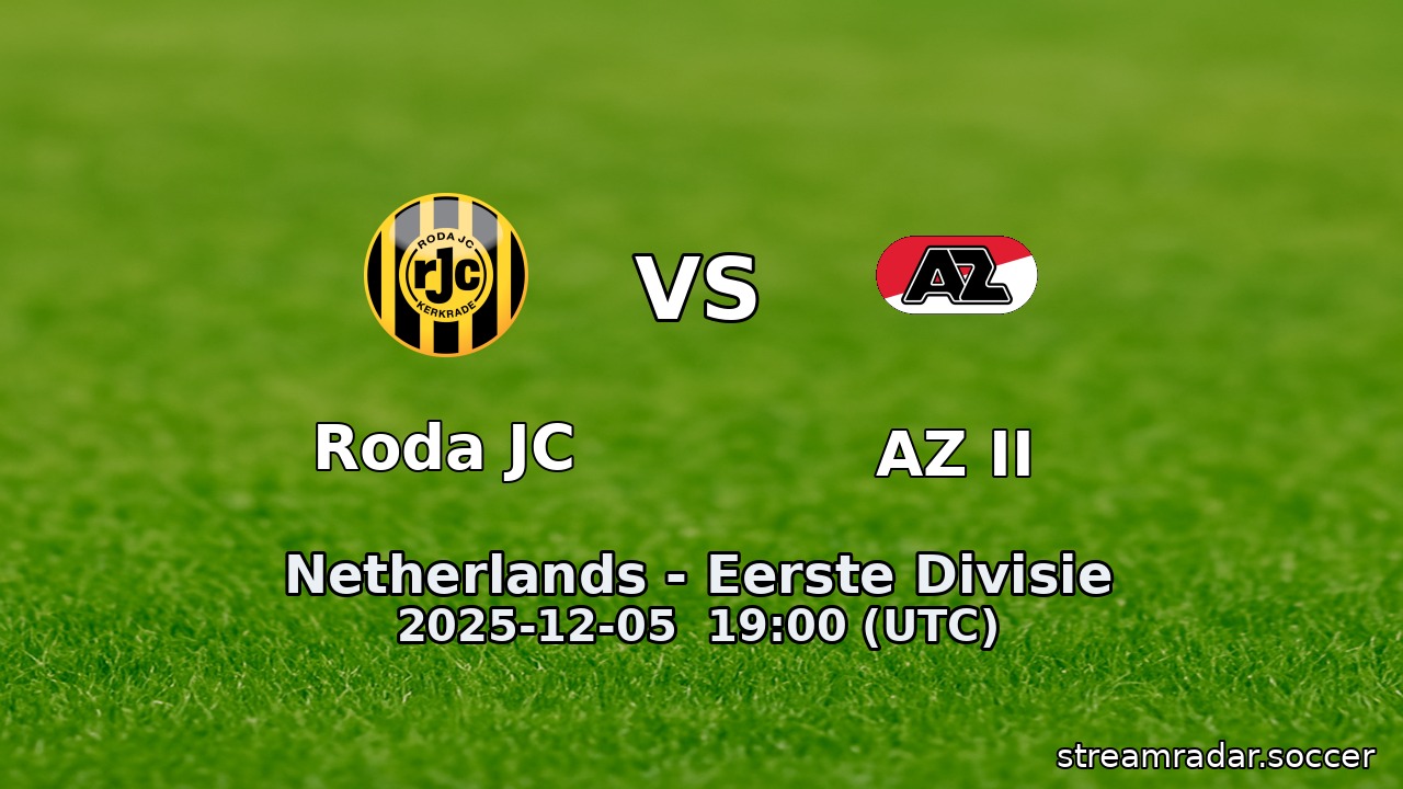 Roda JC vs AZ II