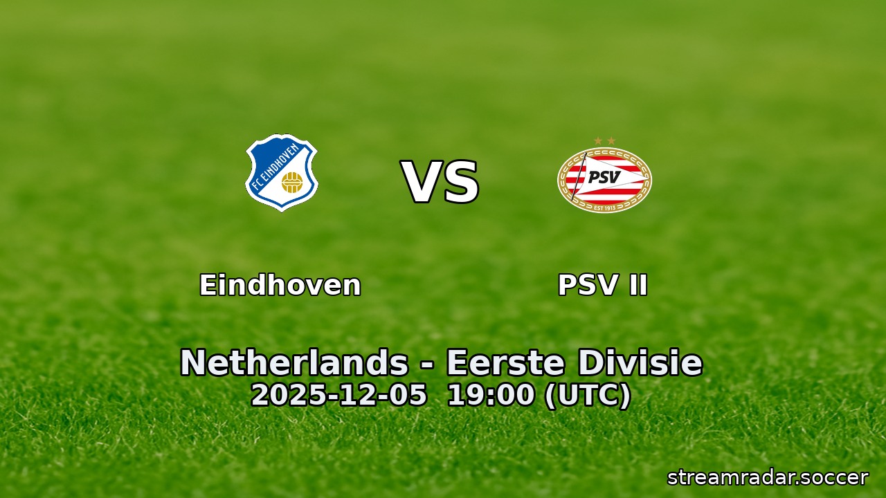 Eindhoven vs PSV II