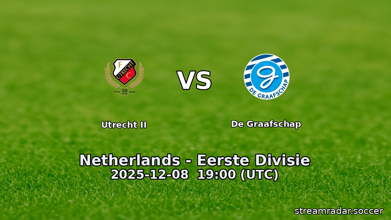 Utrecht II vs De Graafschap