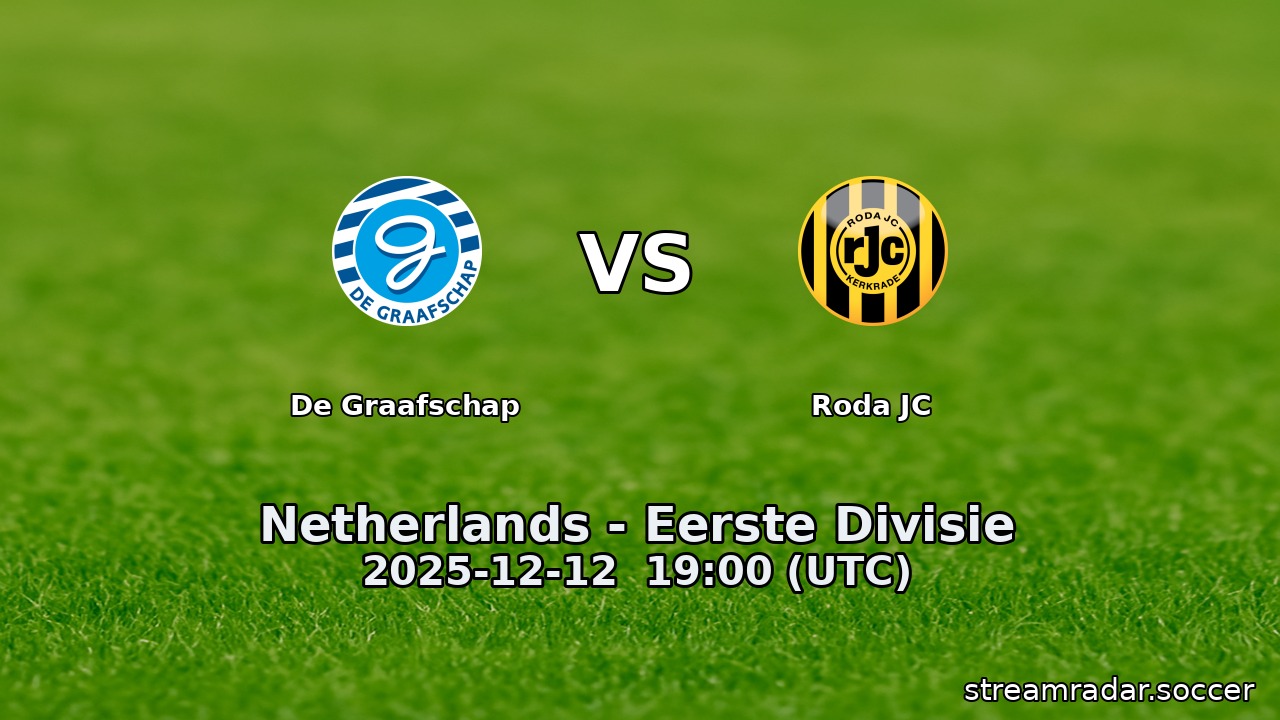 De Graafschap vs Roda JC