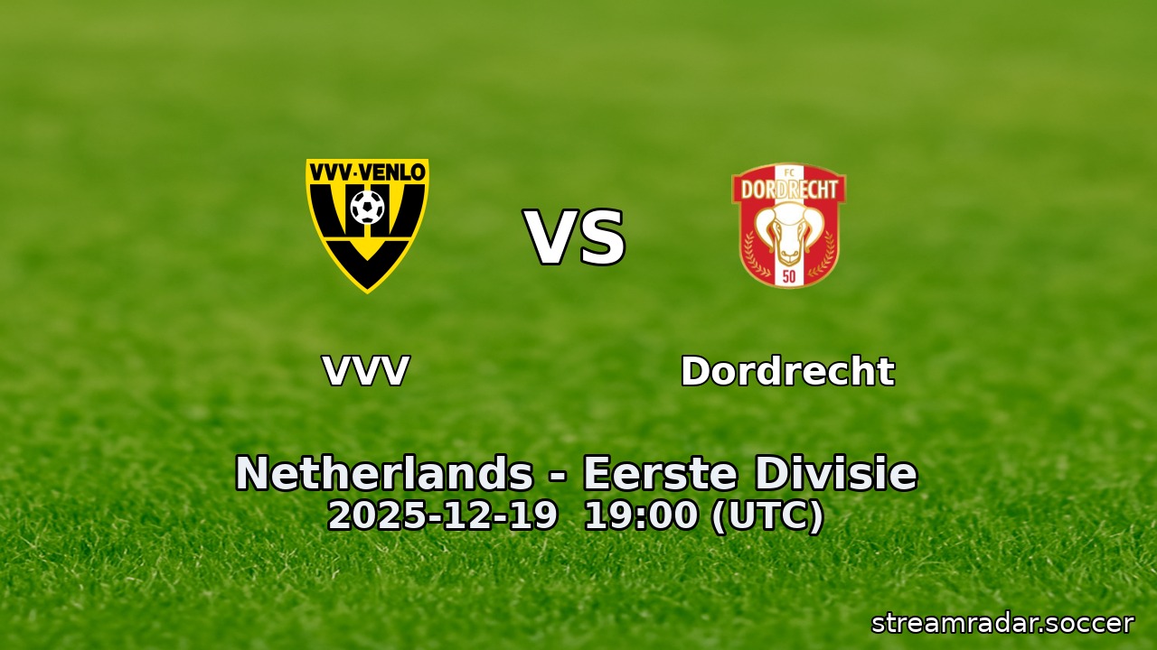 VVV vs Dordrecht
