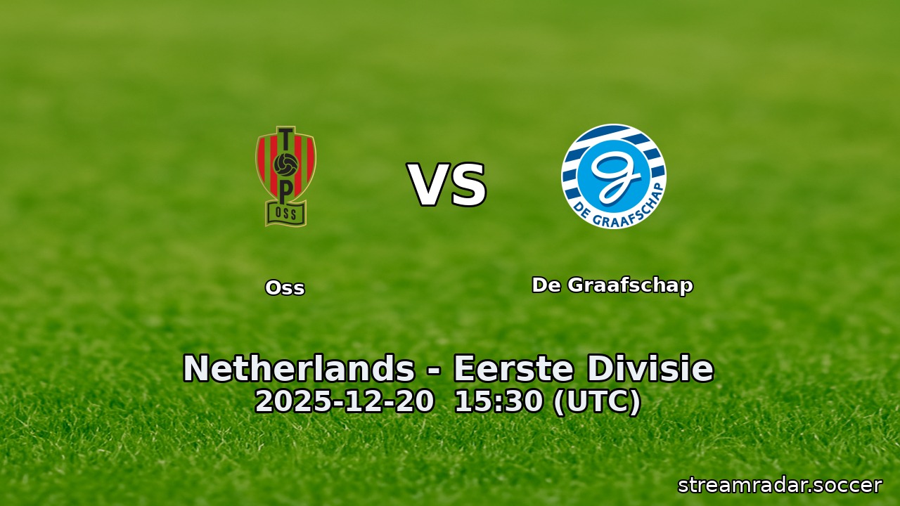 Oss vs De Graafschap