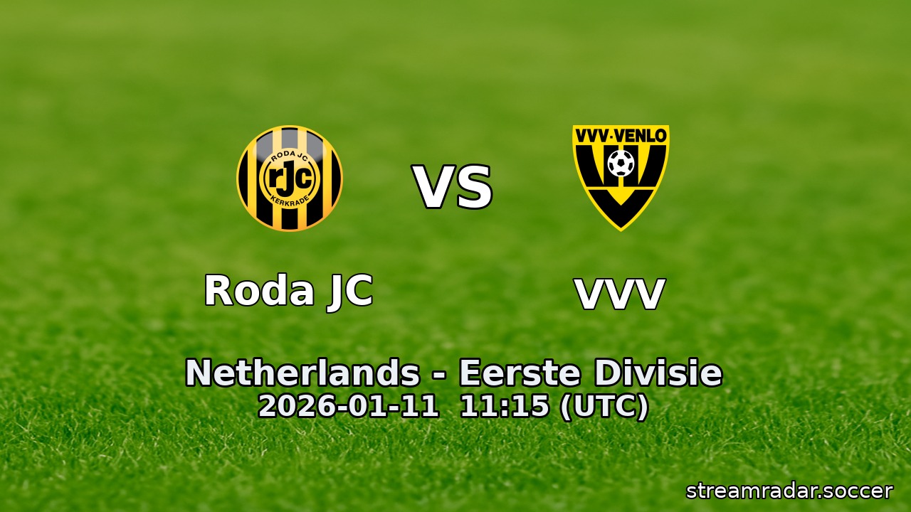 Roda JC vs VVV