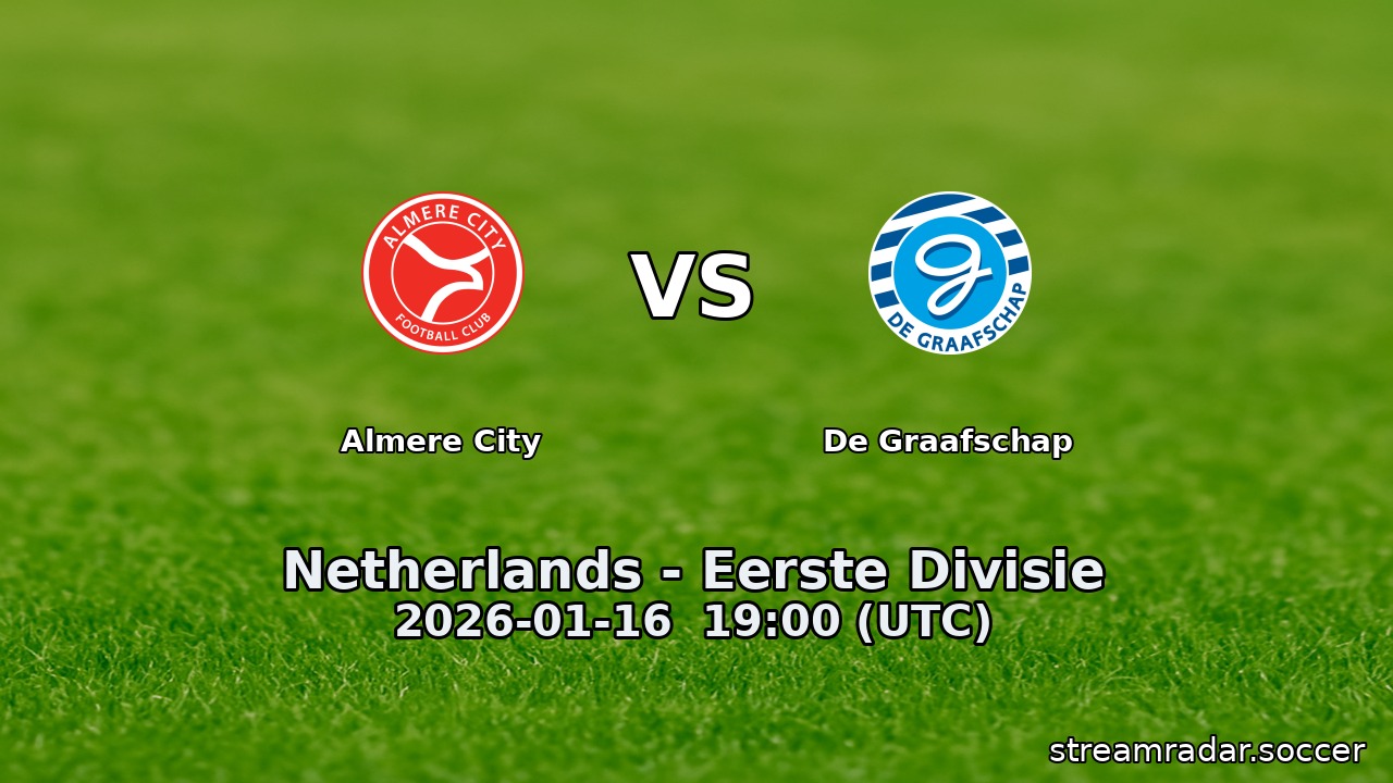 Almere City vs De Graafschap